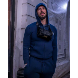 Cobra Andrew Tate Blue Hooded Tracksuit